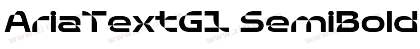 AriaTextG1 SemiBold字体转换 AriaTextG1 SemiBold字体转换